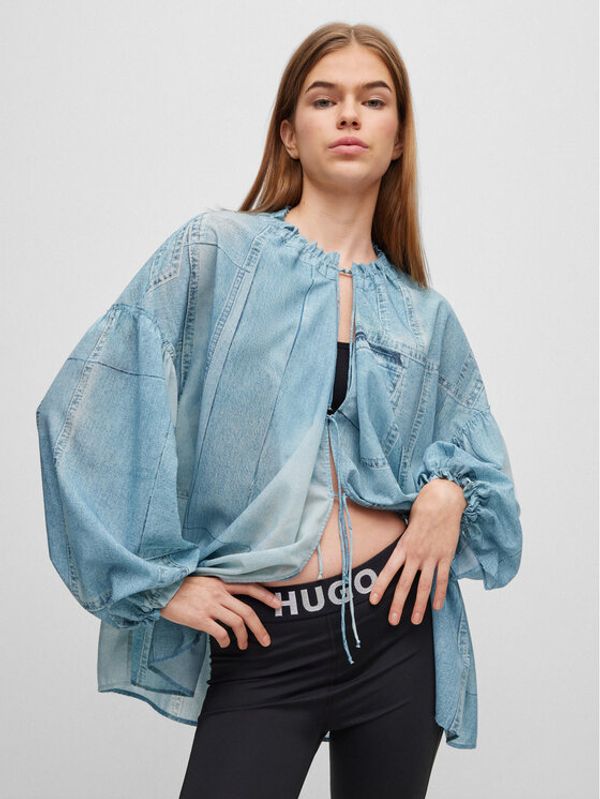 Hugo Hugo Bluza 50488558 Modra Oversize