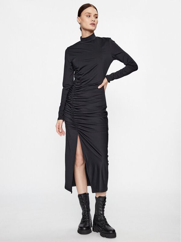 Hugo Hugo Cocktail obleka Neuria 50498598 Črna Slim Fit