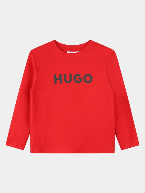 Hugo Hugo Bluza G25131 D Rdeča Regular Fit