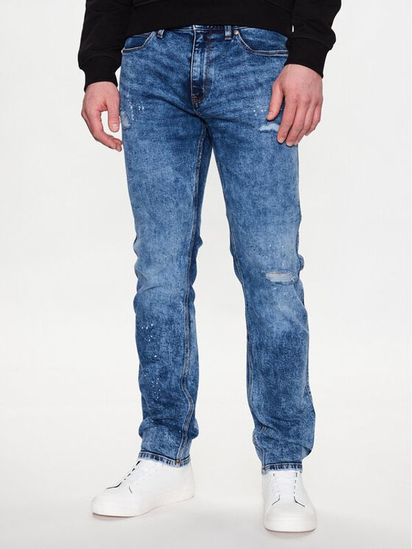 Hugo Hugo Jeans hlače 50483972 Modra Slim Fit
