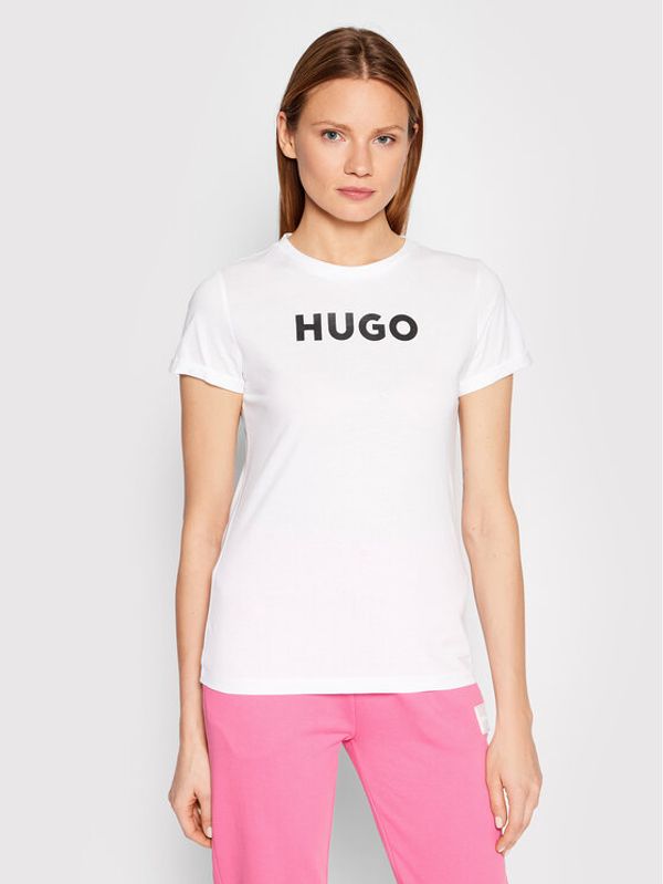 Hugo Hugo Majica 50473813 Bela Slim Fit