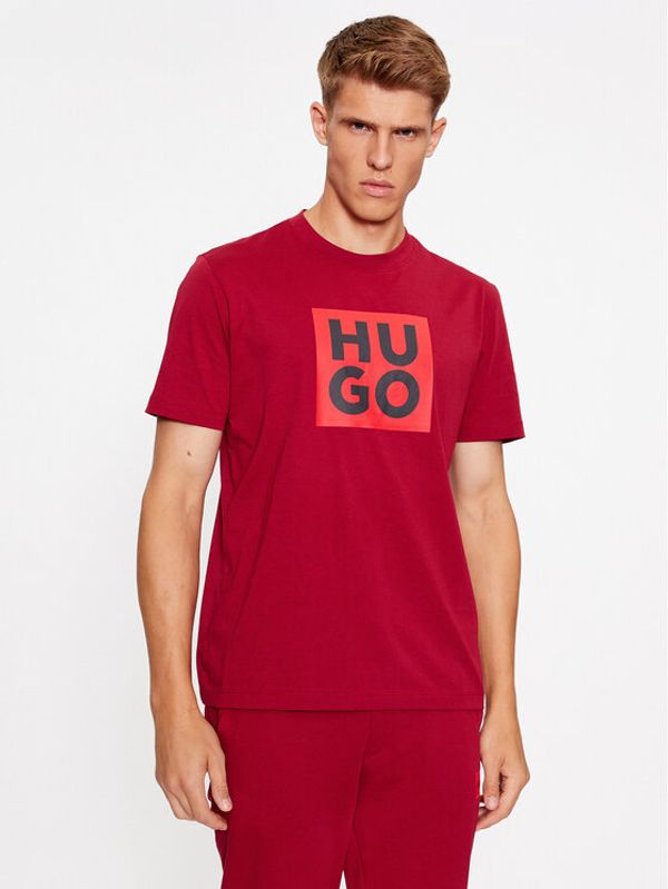 Hugo Hugo Majica Daltor 50473891 Rdeča Regular Fit