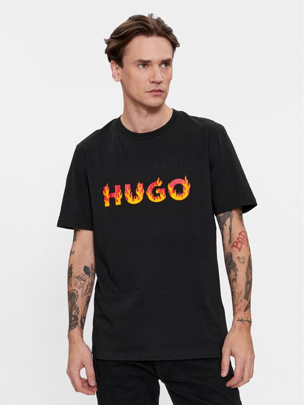 Hugo Hugo Majica Danda 50504542 Črna Regular Fit