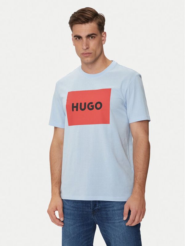 Hugo Hugo Majica Dulive222 50467952 Modra Regular Fit