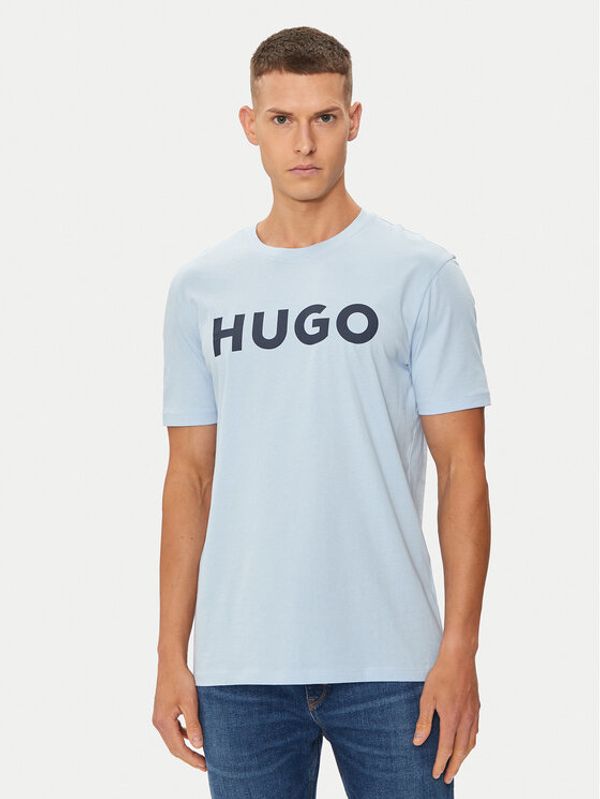 Hugo Hugo Majica Dulivio 50467556 Modra Regular Fit