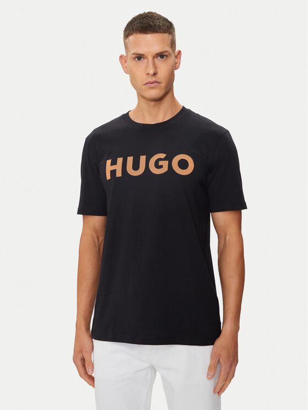 Hugo Hugo Majica Dulivio 50513309 Črna Regular Fit