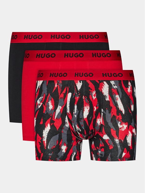 Hugo Hugo Set 3 parov boksaric Boxerbr Trplt Design 50510192 Rdeča
