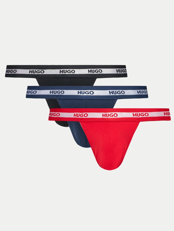 Hugo Hugo Set 3 parov slipov Jock Strap 50517882 Pisana
