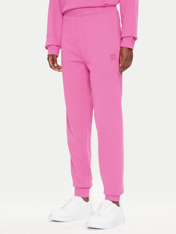 Hugo Hugo Spodnji del trenirke Nelfinia 50522417 Roza Regular Fit