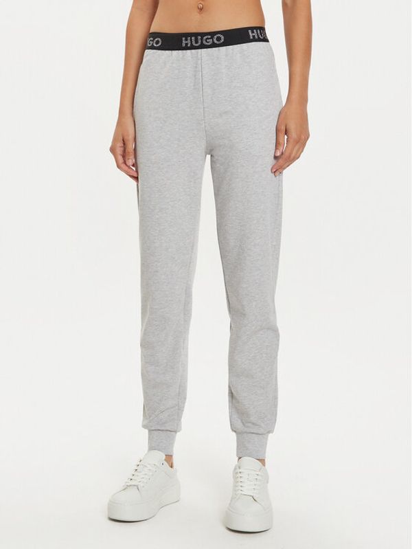 Hugo Hugo Spodnji del trenirke Sporty Logo 50520499 Siva Regular Fit