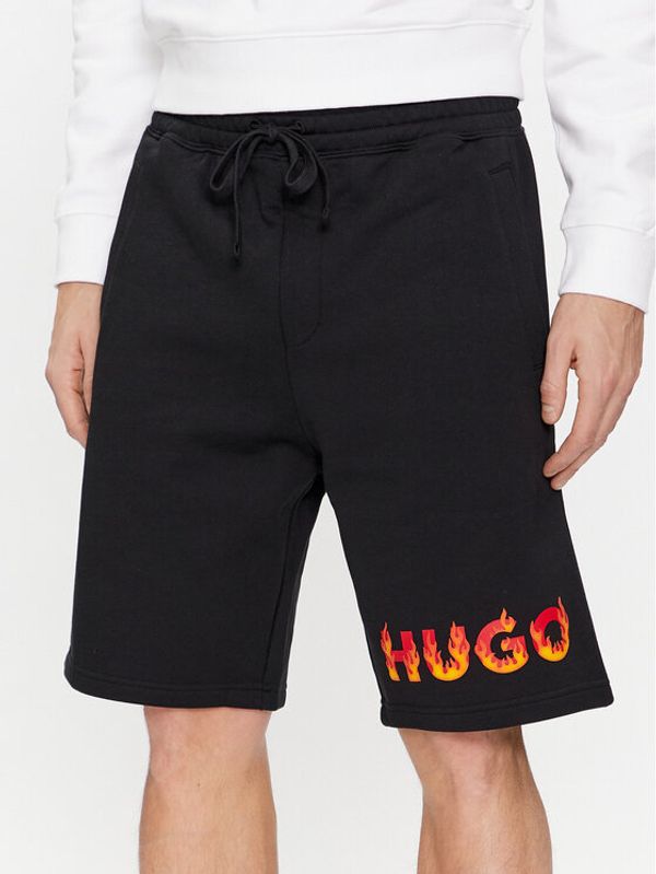 Hugo Hugo Športne kratke hlače Dinque 50504826 Črna Relaxed Fit