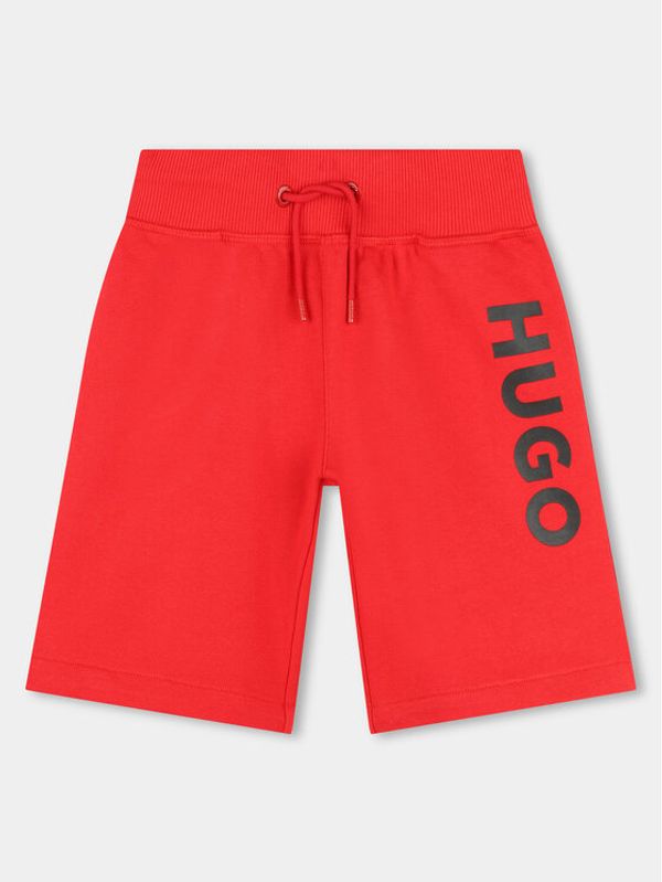 Hugo Hugo Športne kratke hlače G00034 S Rdeča Regular Fit