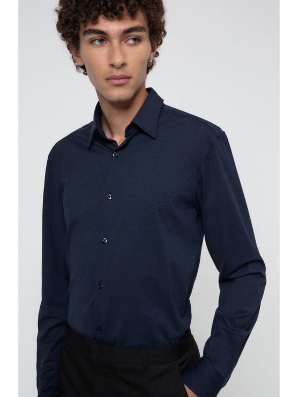Hugo Hugo Srajca Ermo 50438087 Mornarsko modra Slim Fit