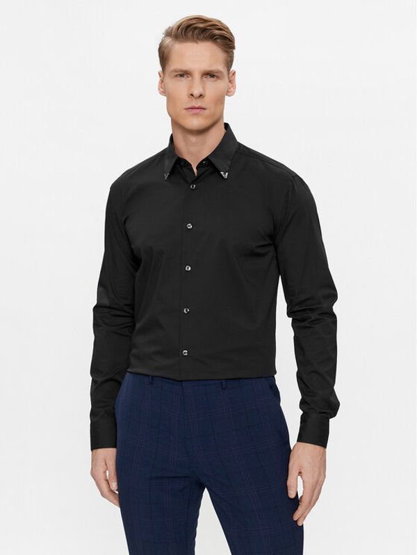 Hugo Hugo Srajca Ermo 50508633 Črna Slim Fit