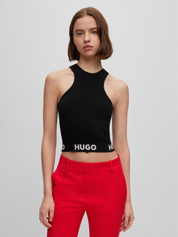 Hugo Hugo Top 50493746 Črna Slim Fit