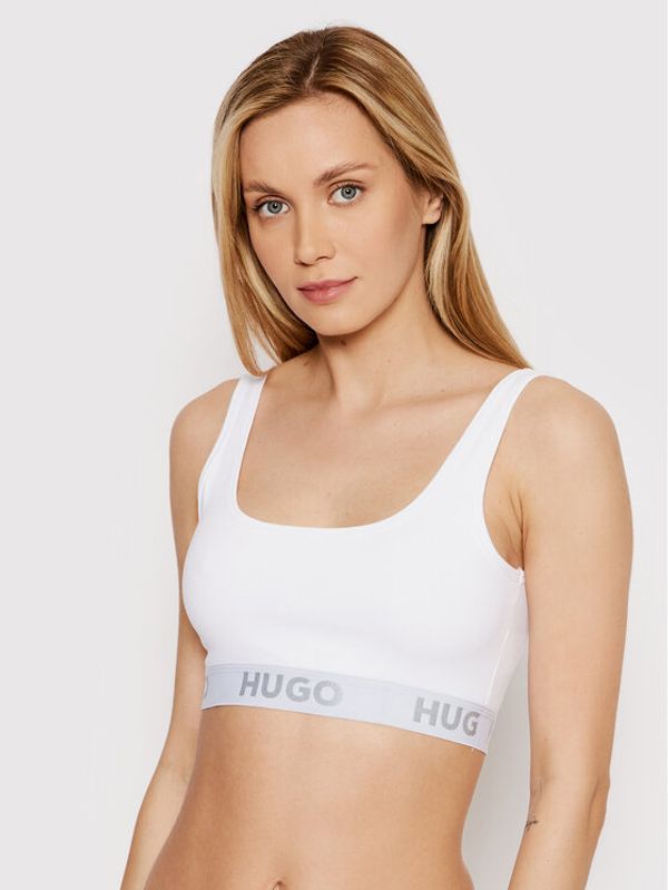 Hugo Hugo Top nedrček Sporty Logo 50469631 Bela