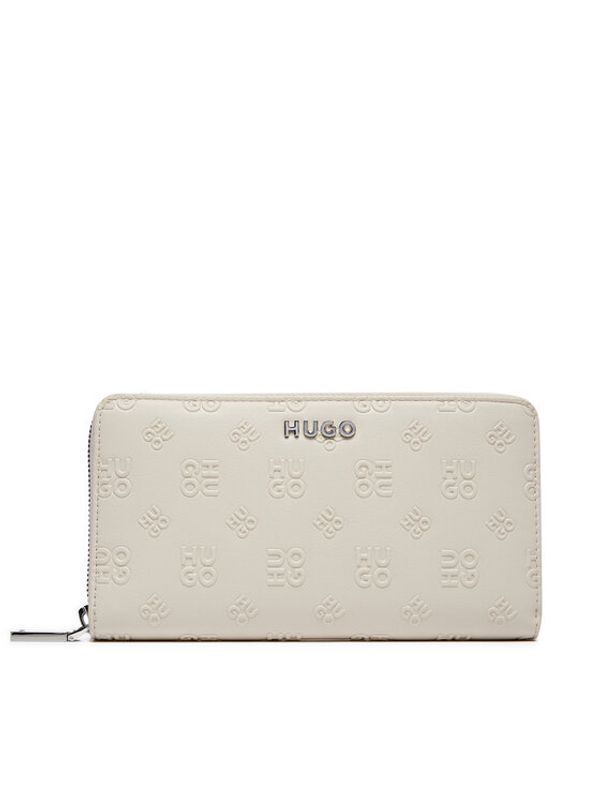 Hugo Hugo Velika ženska denarnica Chris Ziparound-DM 50516934 Écru