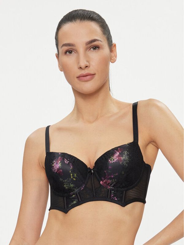 Hunkemöller Hunkemöller Balkonet nedrček Amelie Pd Ll 203517 Črna