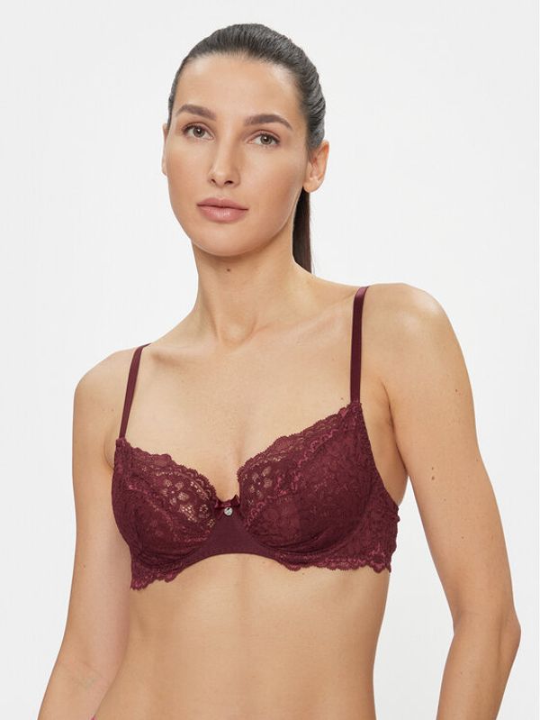 Hunkemöller Hunkemöller Balkonet nedrček Marine 202706 Bordo rdeča