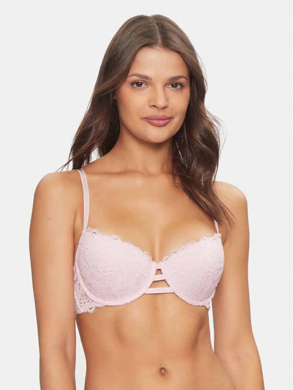 Hunkemöller Hunkemöller Nedrček s kostjo Andrea 205411 Roza