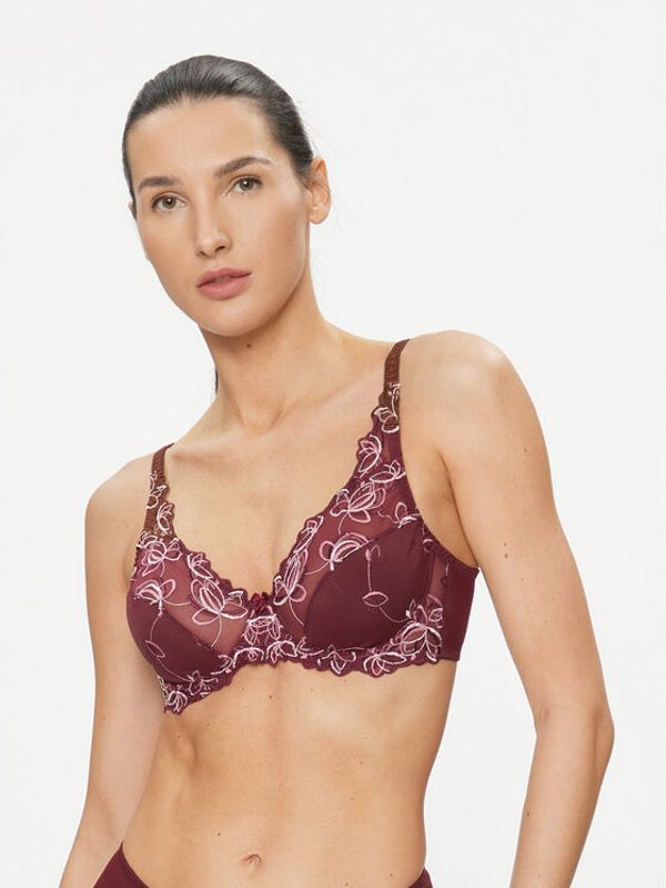 Hunkemöller Hunkemöller Nedrček s kostjo Diva Uf 203490 Bordo rdeča