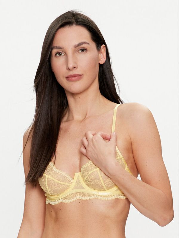 Hunkemöller Hunkemöller Nedrček s kostjo Isabelle 205389 Rumena