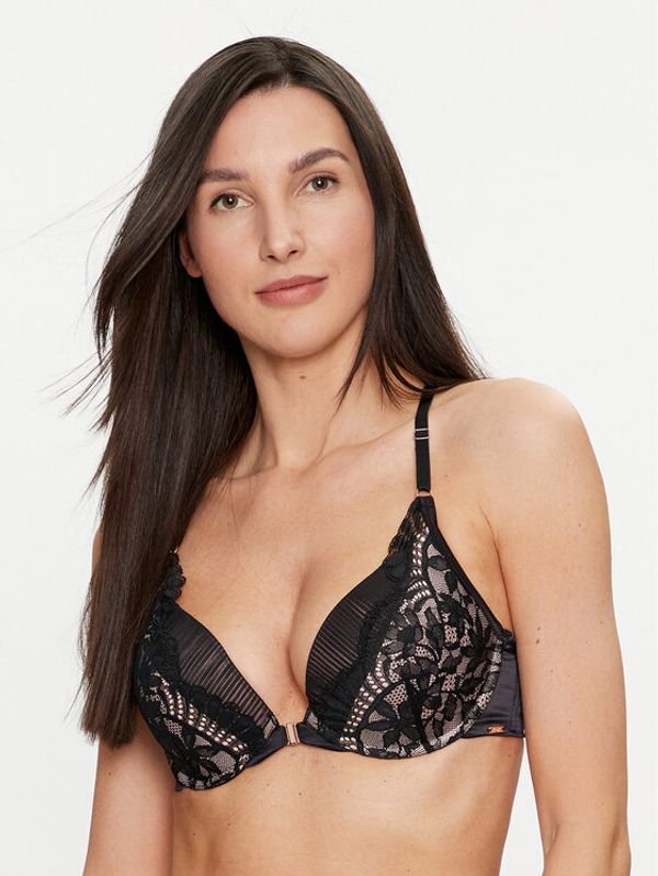 Hunkemöller Hunkemöller Push-Up nedrček Antonia 204542 Črna