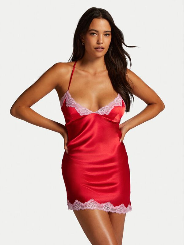 Hunkemöller Hunkemöller Spalna srajca Satin 204998 Rdeča