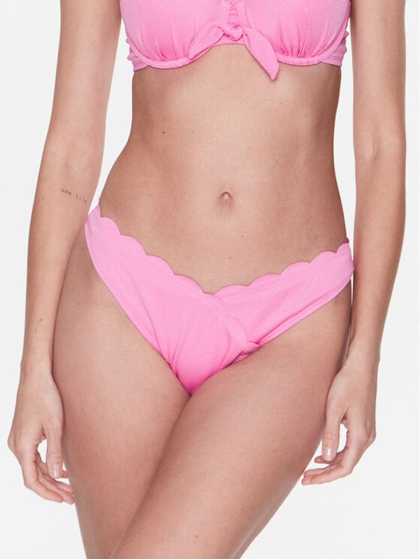 Hunkemöller Hunkemöller Spodnji del bikini Scallop 201944 Roza