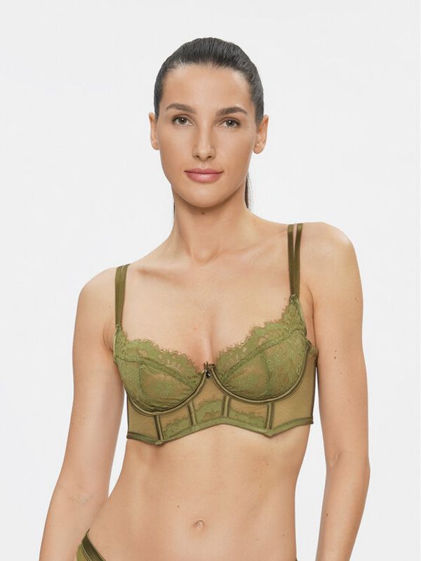 Hunkemöller Hunkemöller Trikotni nedrček Amelie Ud Ll 203526 Zelena