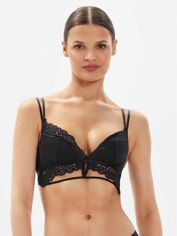 Hunkemöller Hunkemöller Trikotni nedrček Lainey 205441 Črna