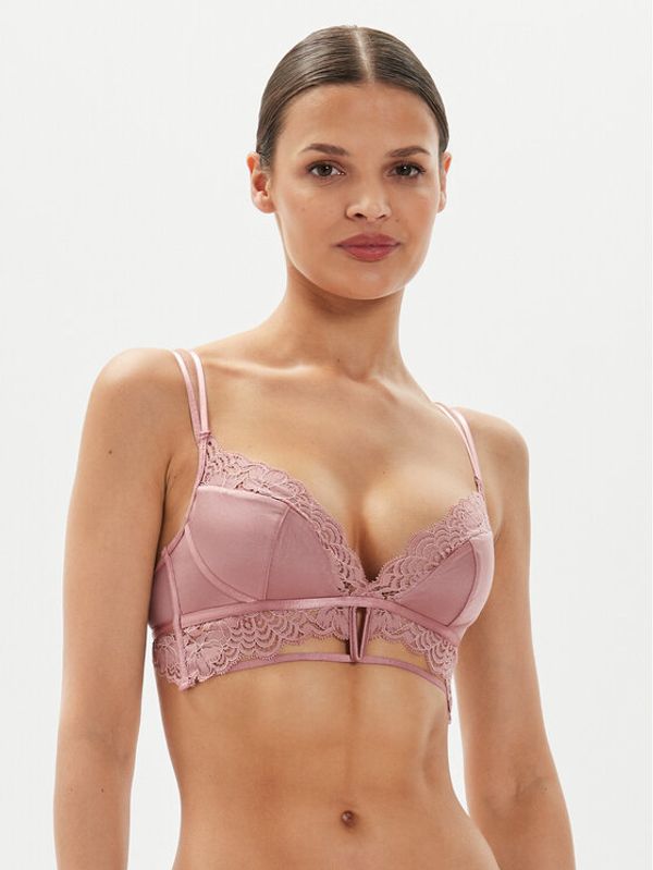 Hunkemöller Hunkemöller Trikotni nedrček Lainey 205443 Roza