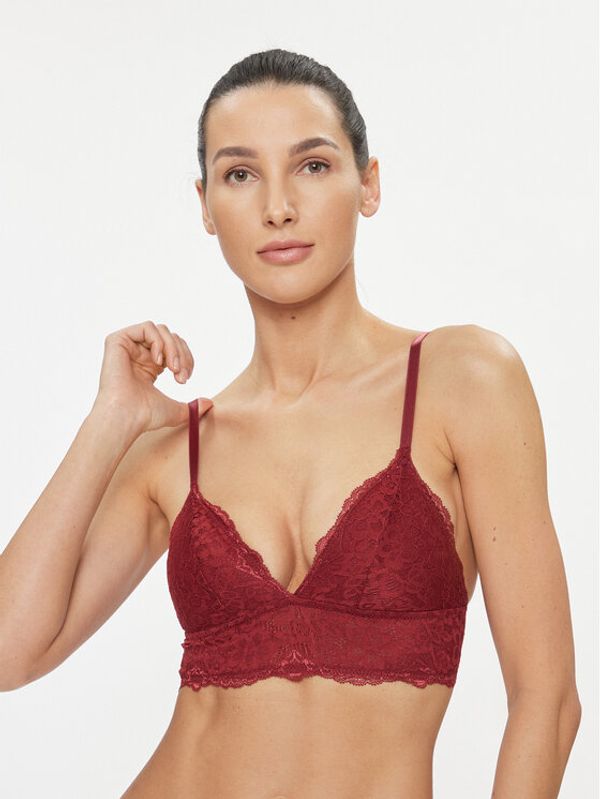 Hunkemöller Hunkemöller Trikotni nedrček Marine 202818 Rdeča