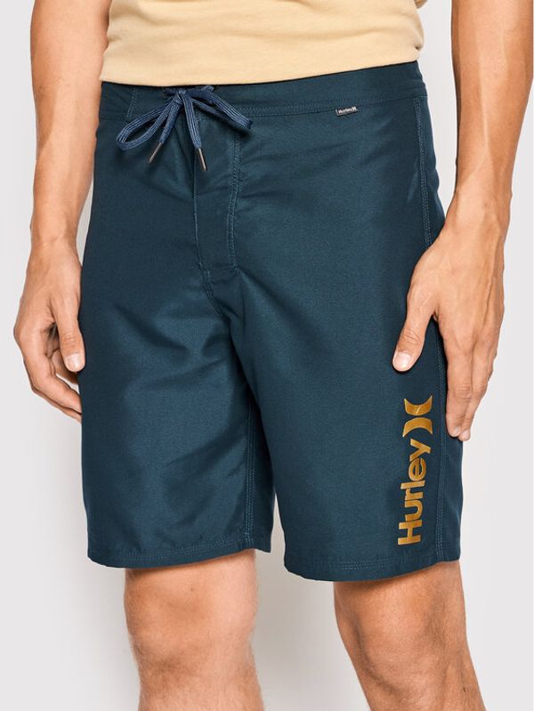 Hurley Hurley Kopalne hlače Solids AMBS22Q1O Mornarsko modra Regular Fit