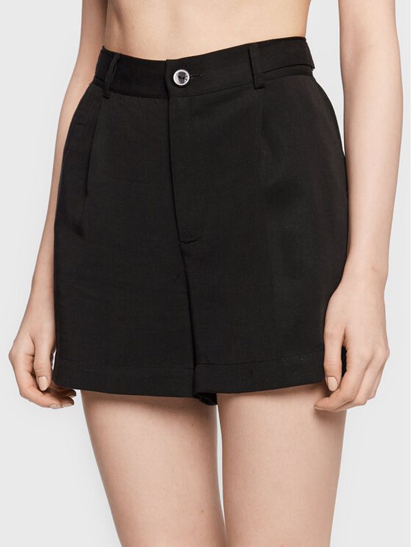 Ice Play Ice Play Kratke hlače iz tkanine 23E U2M0 D061 P537 9000 Črna Regular Fit