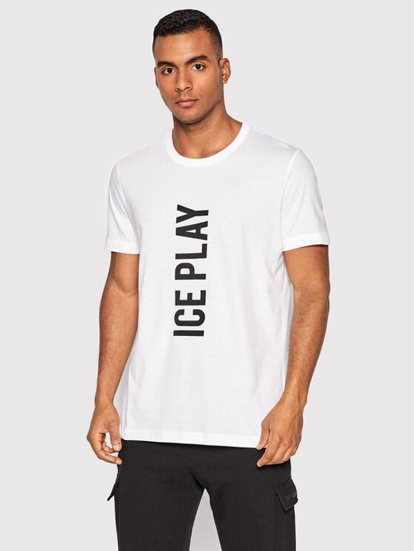 Ice Play Ice Play Majica 22I U1M0 F017 P400 1101 Bela Regular Fit