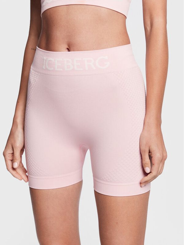 Iceberg Iceberg Športne kratke hlače E5I2P0DA216303 Roza Slim Fit