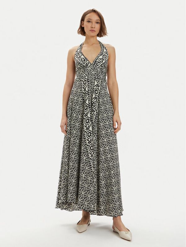 Iconique Iconique Poletna obleka Olimpia IC24-132 Črna Regular Fit