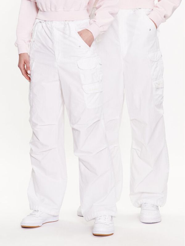 iets frans… iets frans… Hlače iz tkanine IF ECRU POPLIN 76003599 Écru Baggy Fit