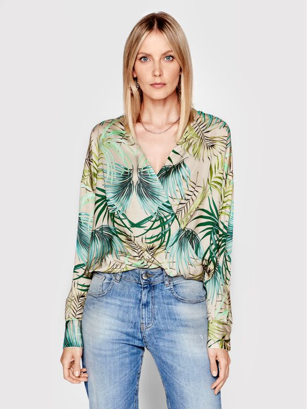 Imperial Imperial Bluza CKK1DKM Bež Relaxed Fit