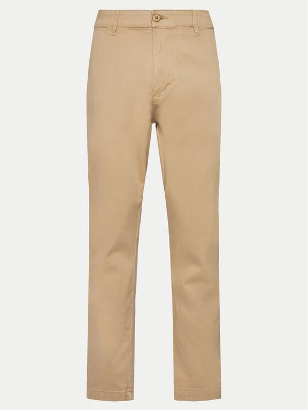 INDICODE INDICODE Chino hlače Kellen 60-336 Bež Slim Fit