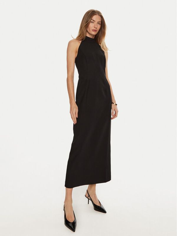 IVY OAK IVY OAK Cocktail obleka Nolan IO117640 Črna Slim Fit