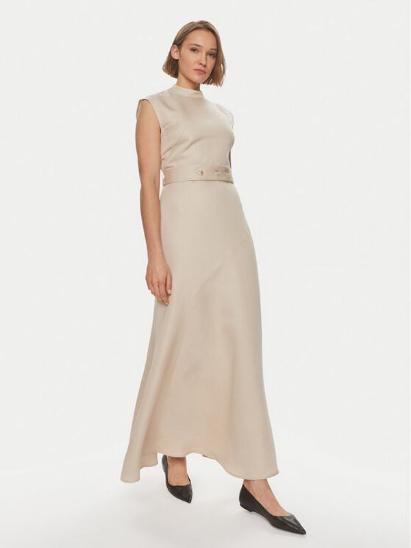 IVY OAK IVY OAK Poletna obleka Manila IO117612 Bež Regular Fit