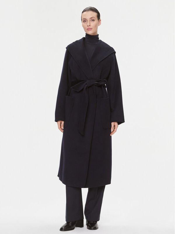 IVY OAK IVY OAK Volneni plašč Celia Edie IO1123F1111 Mornarsko modra Loose Fit