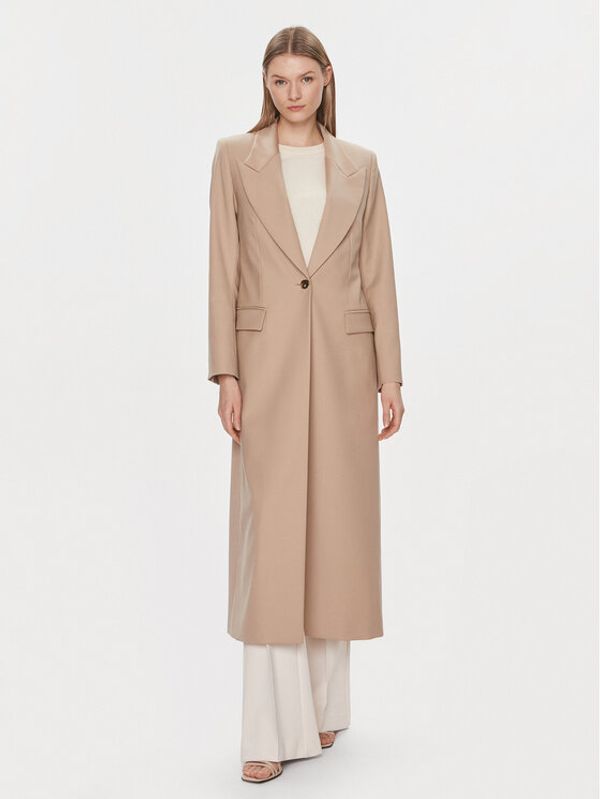 IVY OAK IVY OAK Volneni plašč Jil Sue IO119088 Bež Regular Fit