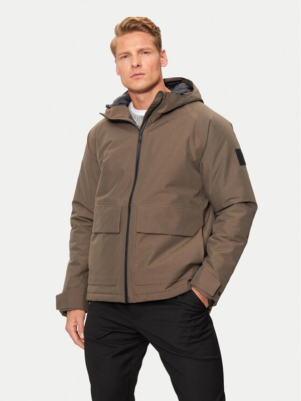 Jack Wolfskin Jack Wolfskin Dežna jakna Tempeltor A60205 Rjava Regular Fit