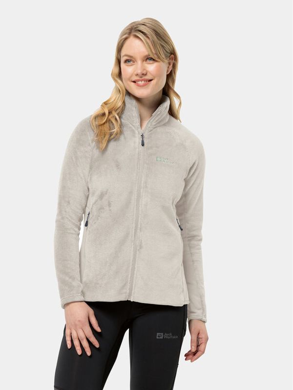 Jack Wolfskin Jack Wolfskin Flis Rotwand Fz 1711421 Siva Regular Fit