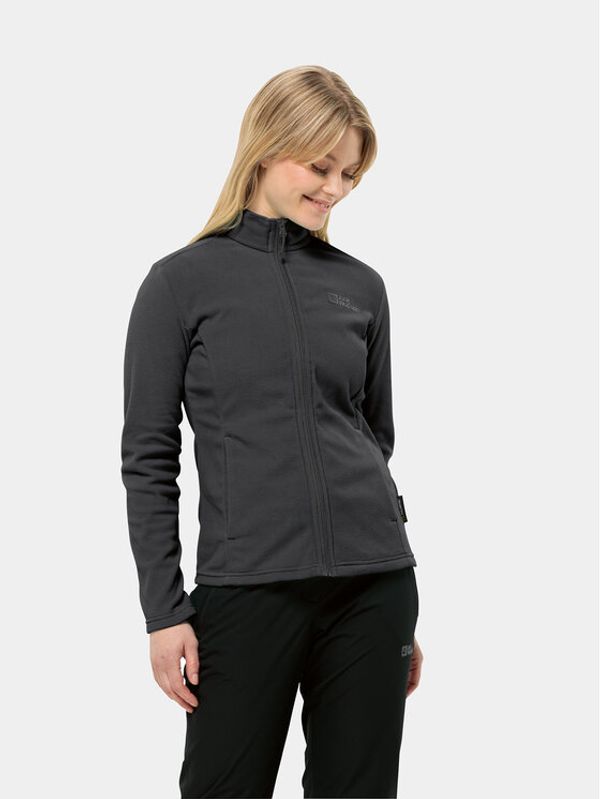 Jack Wolfskin Jack Wolfskin Flis Taunus Fz 1711391 Črna Regular Fit