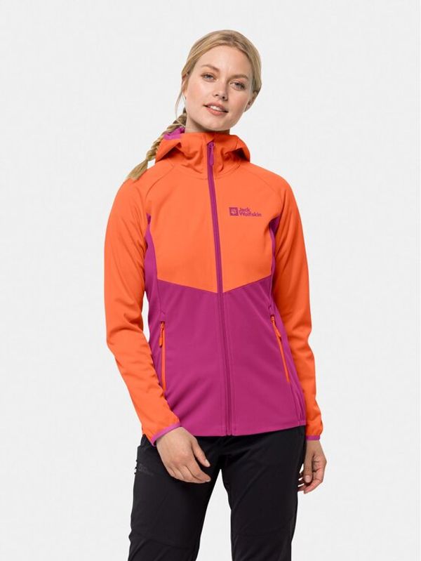 Jack Wolfskin Jack Wolfskin Jakna softshell Go Hike Softshell 1306862 Roza Regular Fit