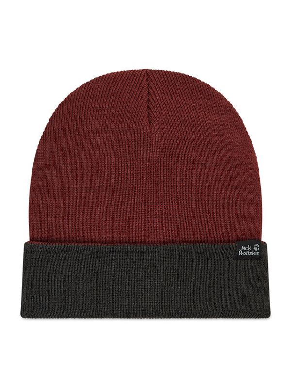 Jack Wolfskin Jack Wolfskin Kapa Rib Hat 1903891-2185 Bordo rdeča